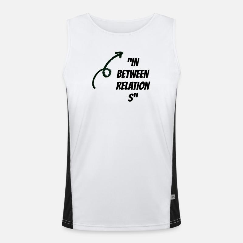 In Between Relationships Men's Functional Contrast Tank Top 