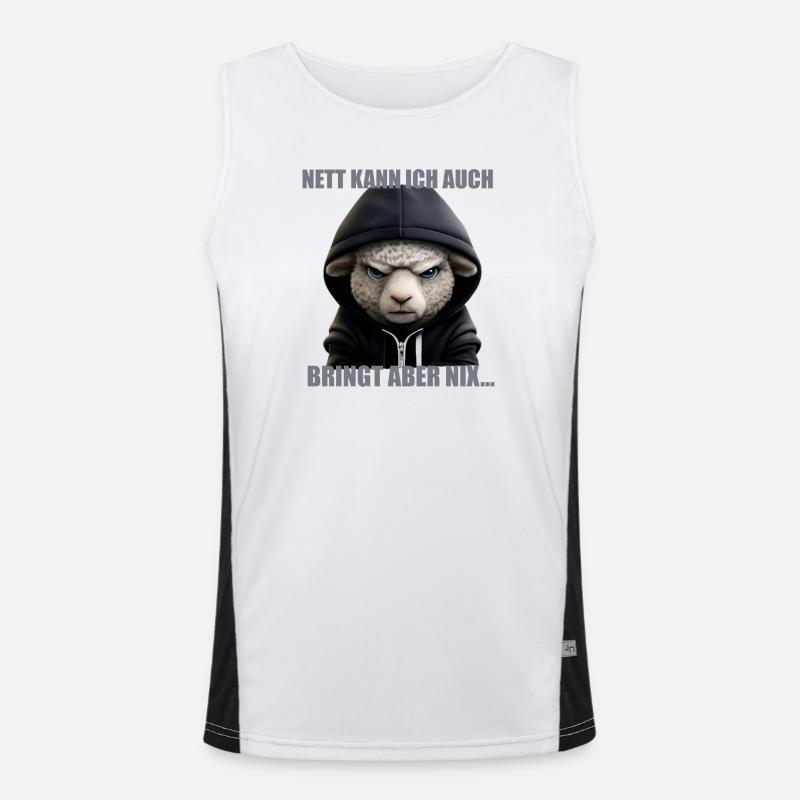 I can be nice too – it doesn't do anything Men's Functional Contrast Tank Top 