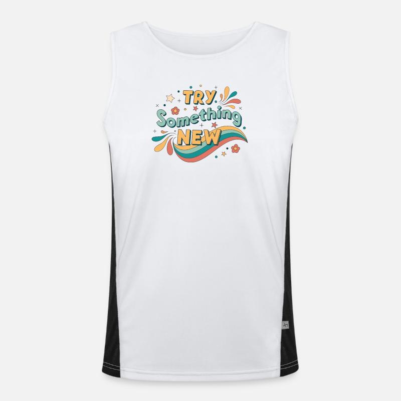Try something new Men's Functional Contrast Tank Top 