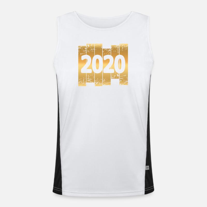 2020 Men's Functional Contrast Tank Top 