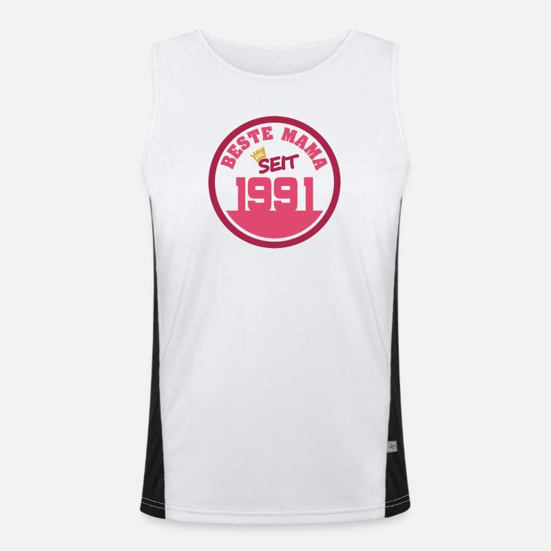 1991 Funktionelles Kontrast-Tank Top für Männer 