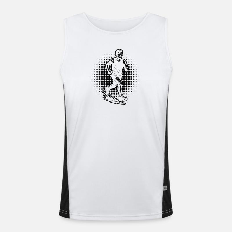 Pure Running Focus Men's Functional Contrast Tank Top 