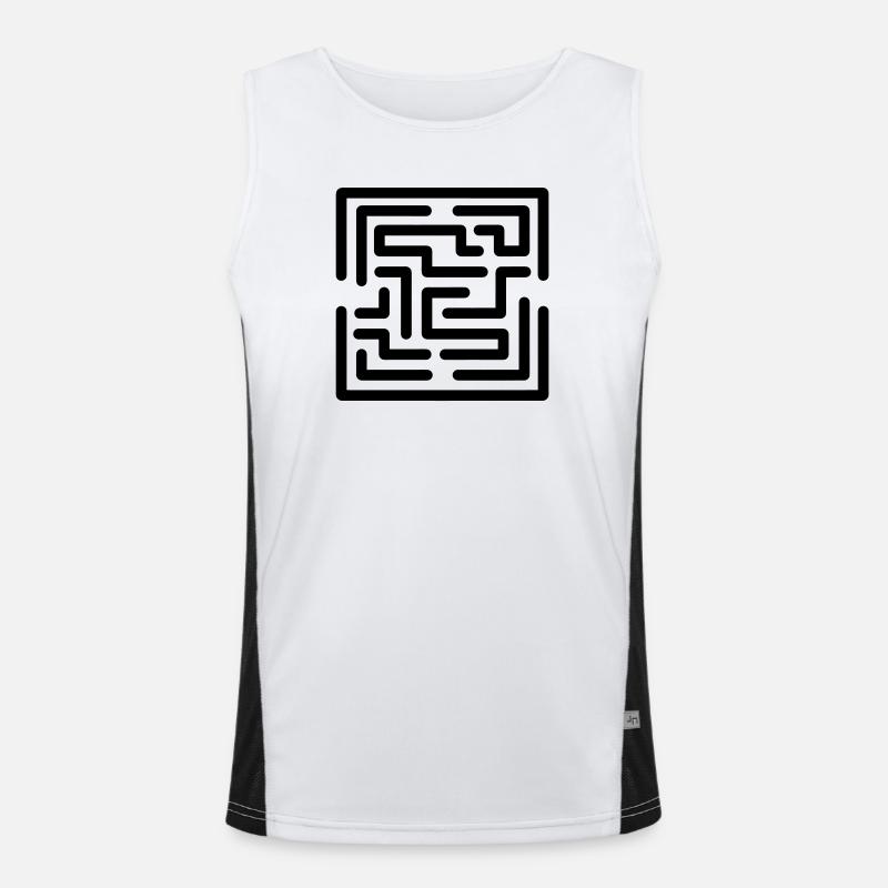 escape game Men's Functional Contrast Tank Top 