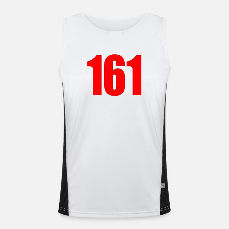 161 – Antifa Code Statement Funktionelles Kontrast-Tank Top für Männer 