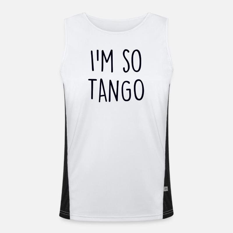 Tango Dancer Men's Functional Contrast Tank Top 