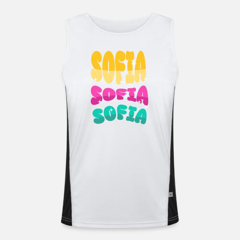 Nom de Sofia Débardeur respirant contrasté Homme 