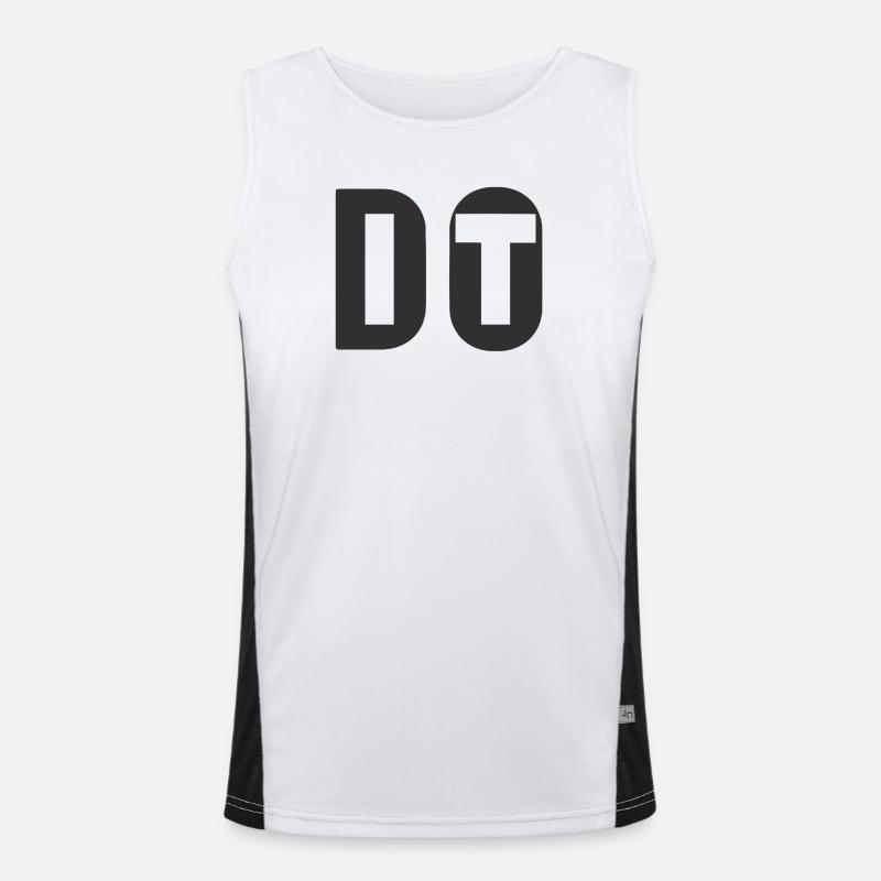 Do It Don't Quit Dark Men's Functional Contrast Tank Top 