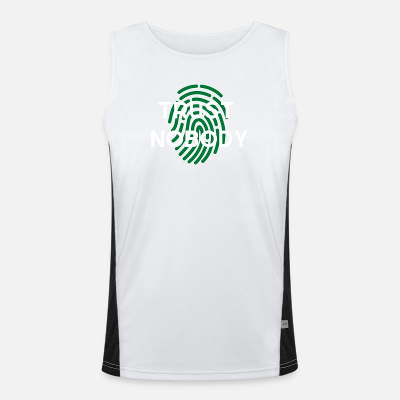 WIDM – Vertraue niemandem. Funktionelles Kontrast-Tank Top für Männer 