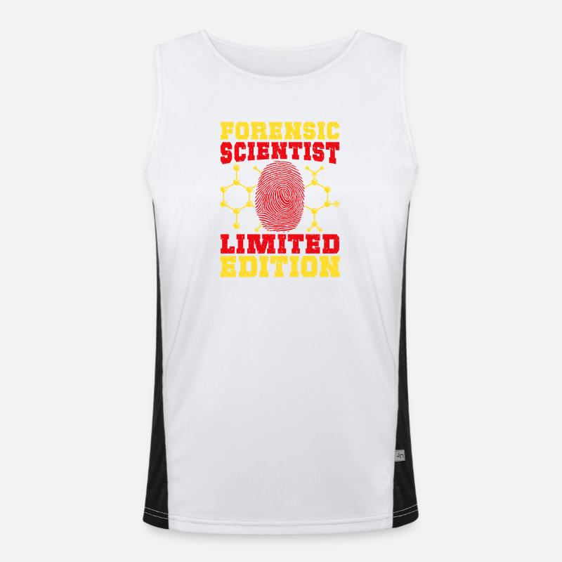 Forensic Science Major Limited Edition Forensics Funktionelles Kontrast-Tank Top für Männer 