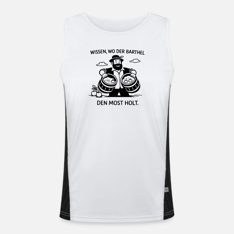 know where Barthel gets the must Men's Functional Contrast Tank Top 