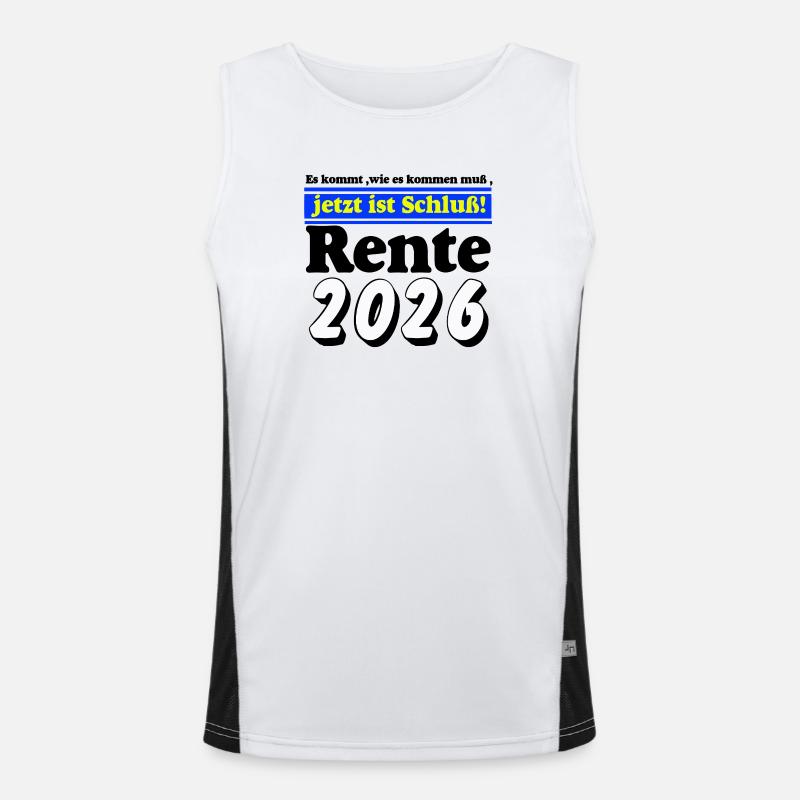 Pension 2026 – Now it's over Men's Functional Contrast Tank Top 