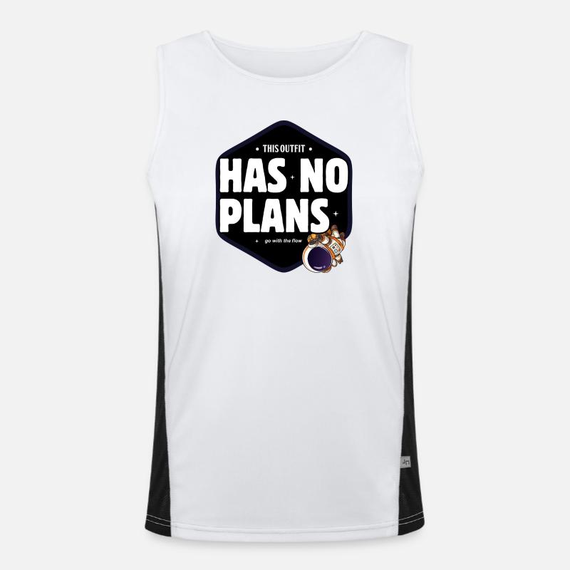 A pas de plans Tenue spatiale Meme Débardeur respirant contrasté Homme 