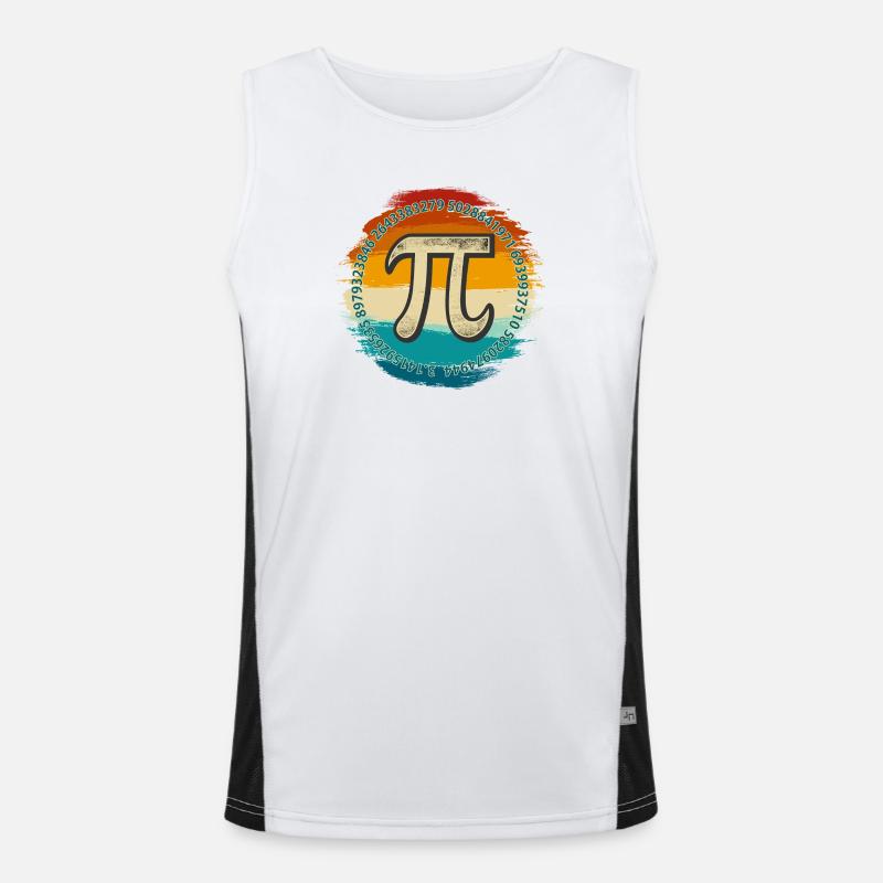 Pi Spectrum Emblem Tee Men's Functional Contrast Tank Top 