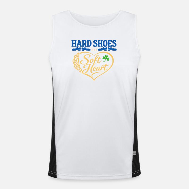 Irish Dance Step-dancing Celtic Fan Men's Functional Contrast Tank Top 