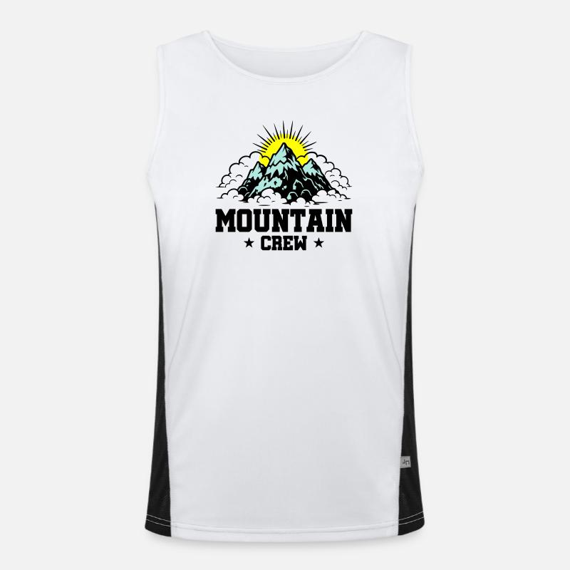 Mountain Crew Berge Funktionelles Kontrast-Tank Top für Männer 