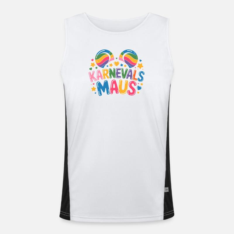 Carnival Mouse Cologne Carnival Mouse Men's Functional Contrast Tank Top 