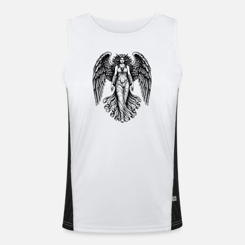 Lilith fallen angel Men's Functional Contrast Tank Top 
