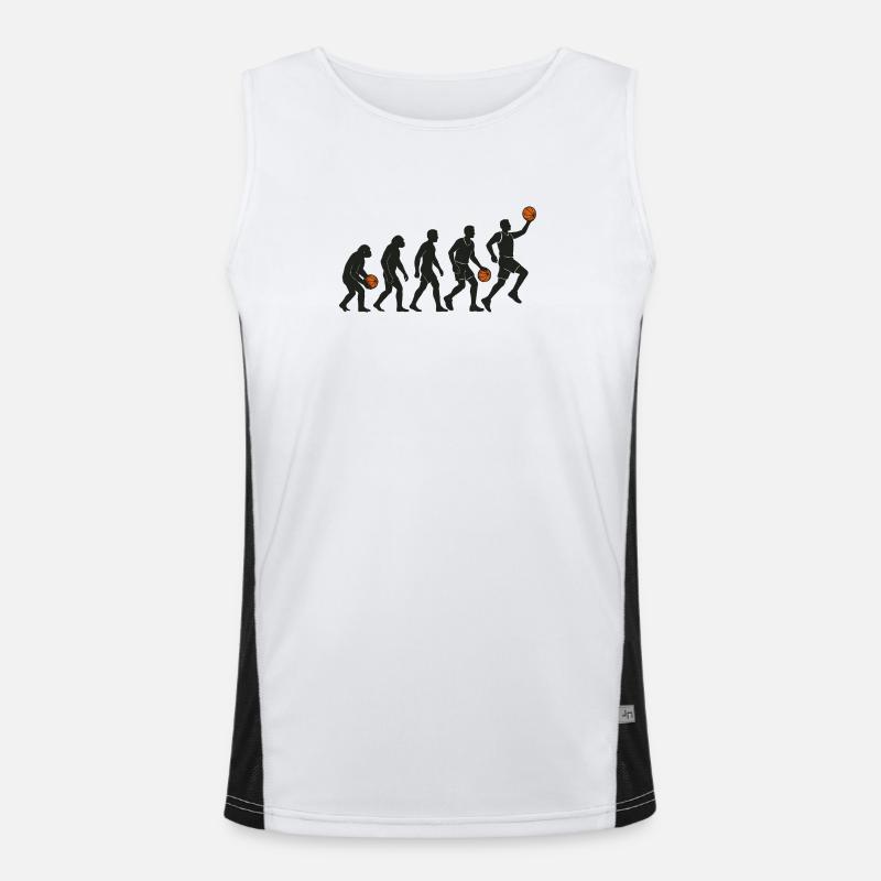 Évolution du joueur de basket Débardeur respirant contrasté Homme 