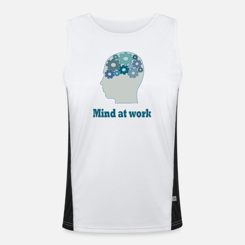 The Mind at Work - Creative Minds Edition Men's Functional Contrast Tank Top 