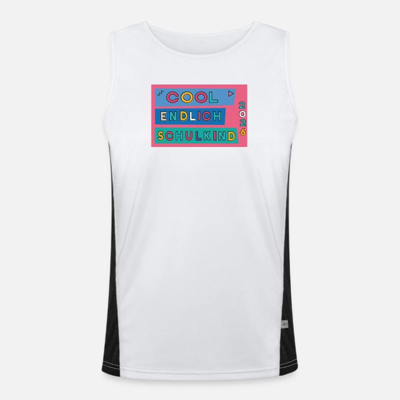 Finally a schoolchild Men's Functional Contrast Tank Top 
