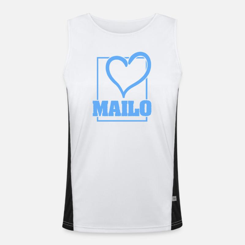 Bachelor Mailo Funktionelles Kontrast-Tank Top für Männer 