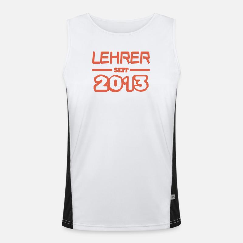 Teacher 2013 Men's Functional Contrast Tank Top 