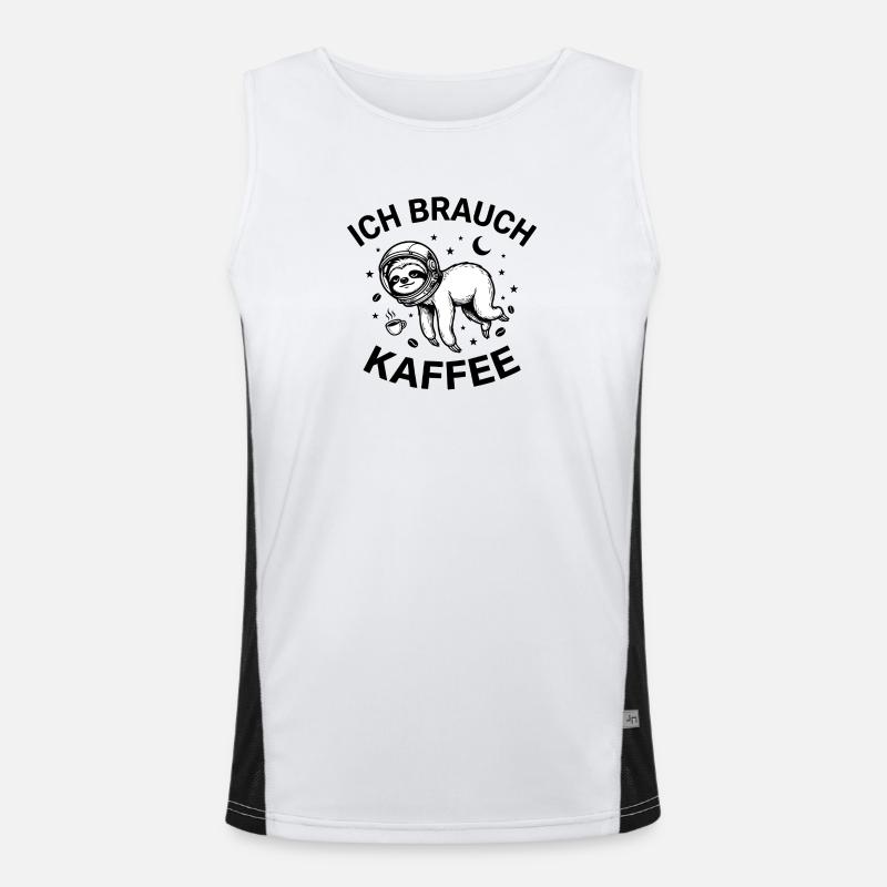 I need coffee Men's Functional Contrast Tank Top 