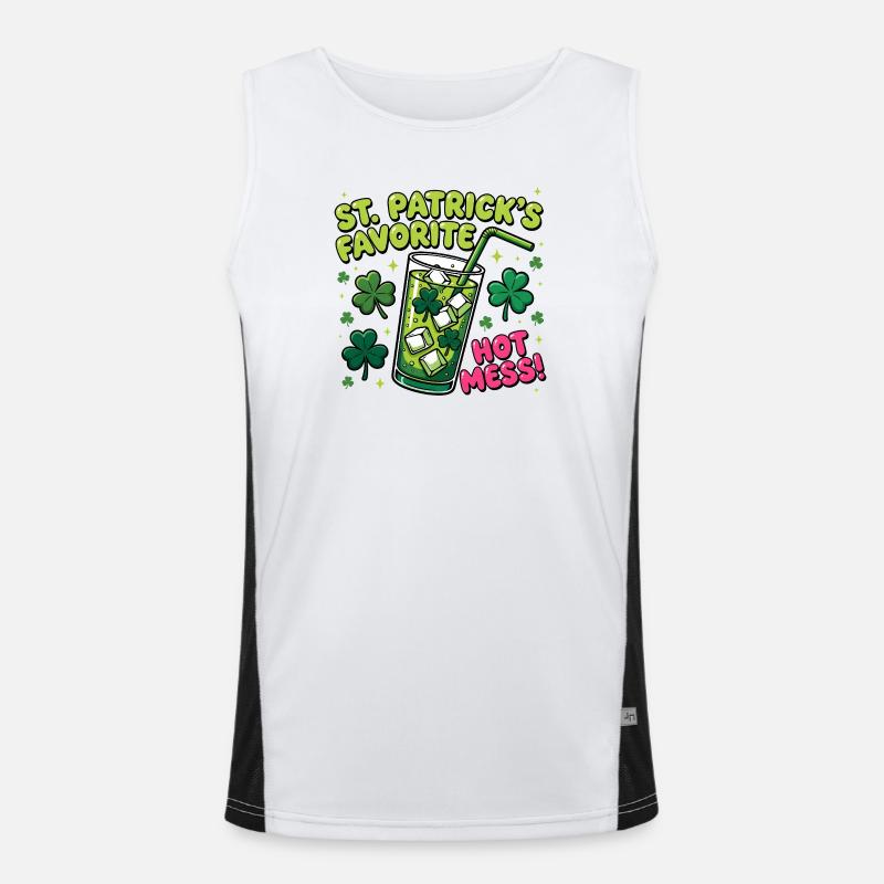 Le désordre préféré de St Patrick Débardeur respirant contrasté Homme 
