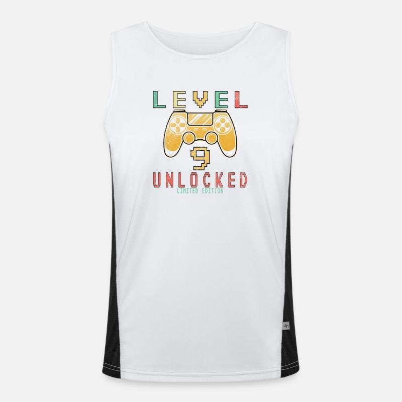 Level 9 Unlocked Men's Functional Contrast Tank Top 