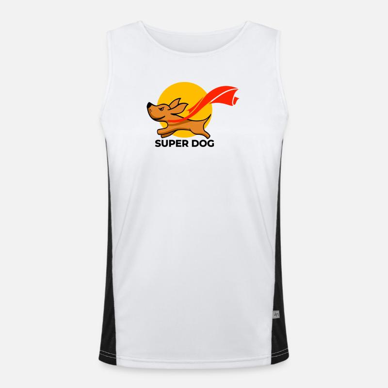 Sunlit Sprinting Boar Men's Functional Contrast Tank Top 