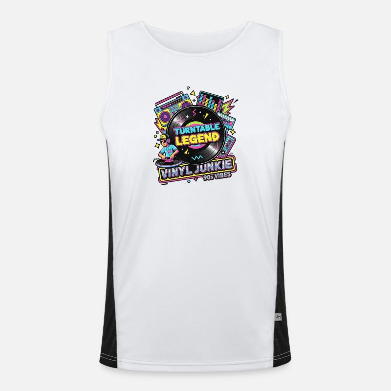 Turntable Legend Men's Functional Contrast Tank Top 
