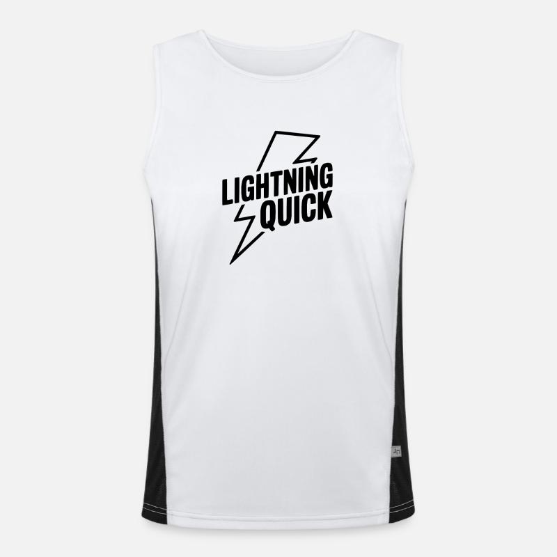 Lightning Quick Men's Functional Contrast Tank Top 