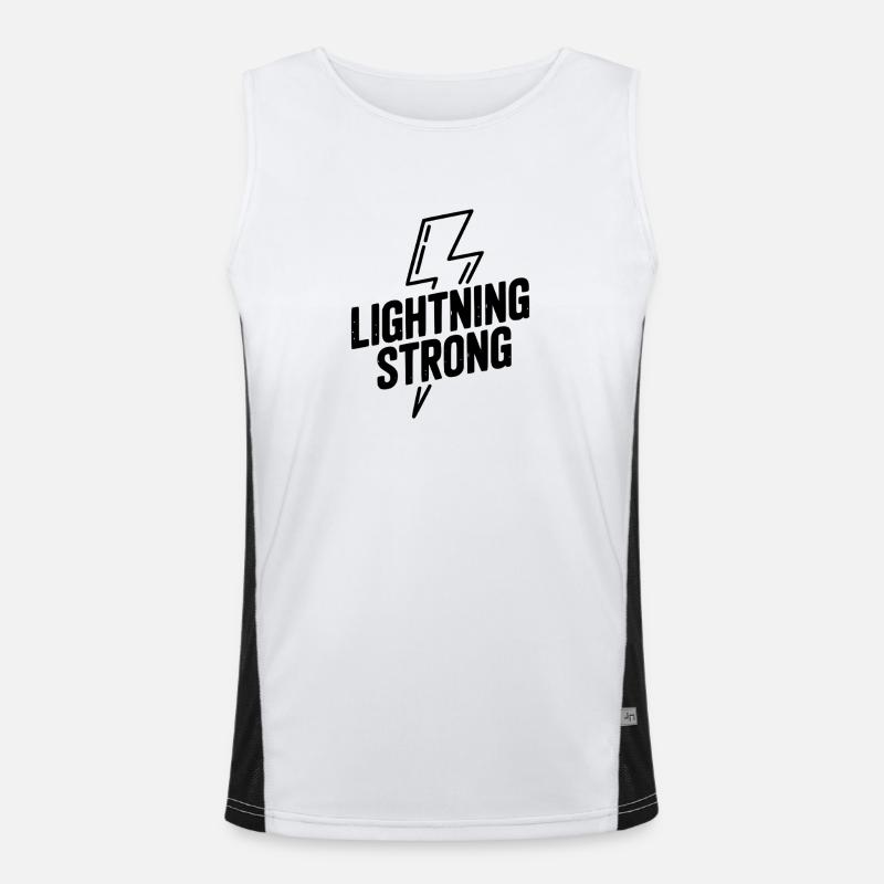 Blitzstark Funktionelles Kontrast-Tank Top für Männer 