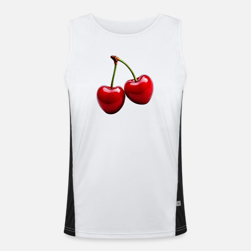 Cerises Débardeur respirant contrasté Homme 