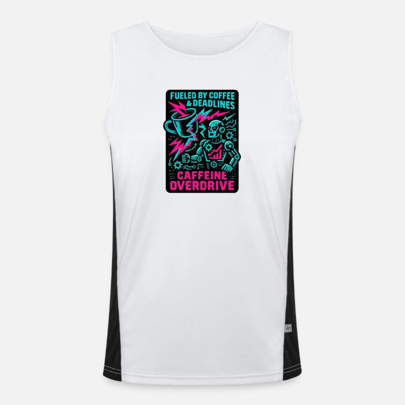 Telecommuting - telecommuting - Full Remote Men's Functional Contrast Tank Top 