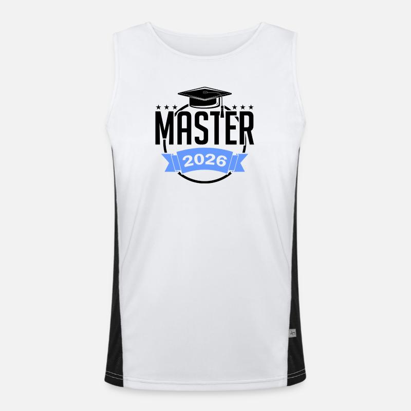 Master 2026 Graduation Graduation Men's Functional Contrast Tank Top 