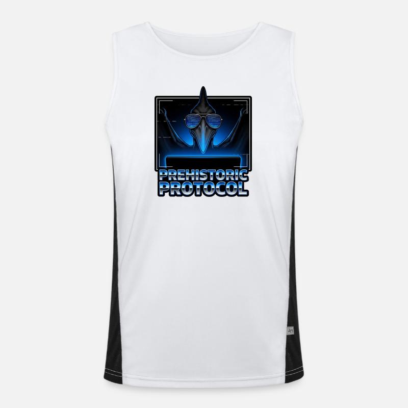 Ancient Protocol Neon Men's Functional Contrast Tank Top 