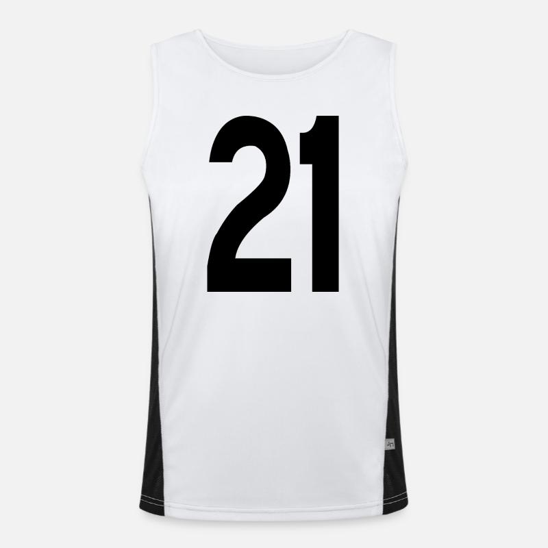 21 Men's Functional Contrast Tank Top 