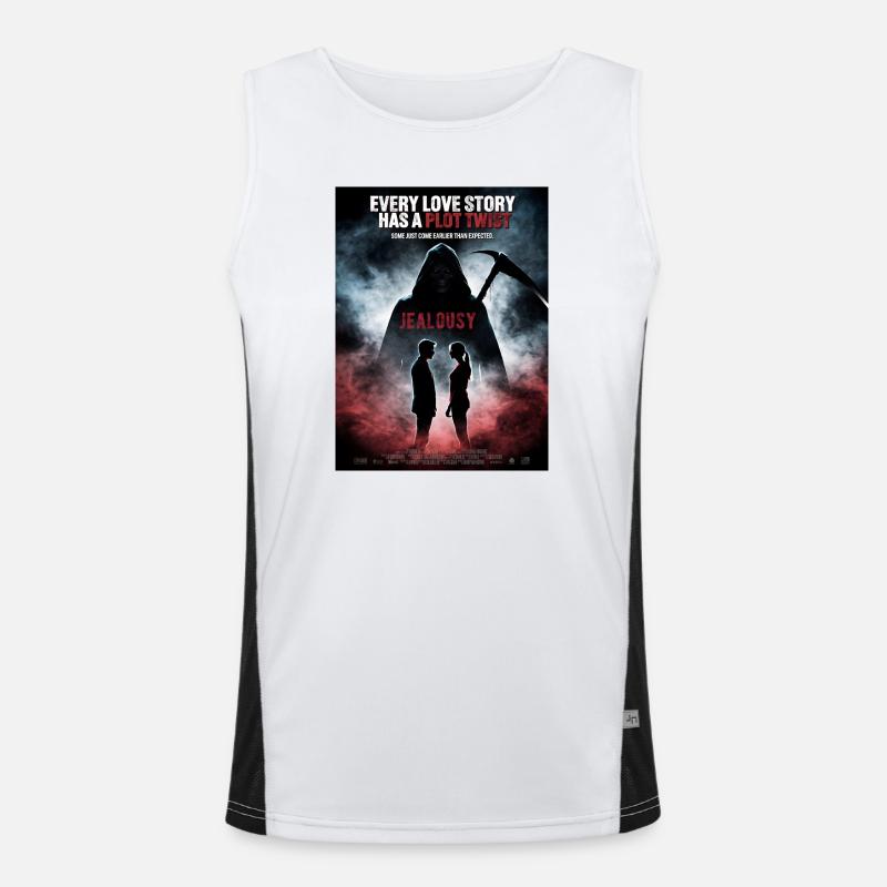 Plot Twist Liebe Eifersucht Funktionelles Kontrast-Tank Top für Männer 