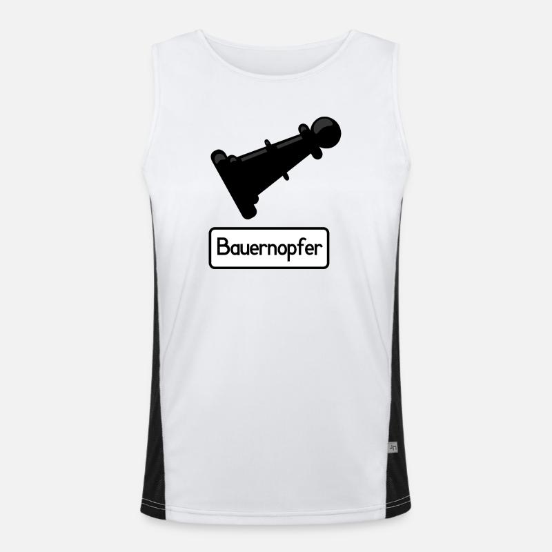 Pawn sacrifice Men's Functional Contrast Tank Top 