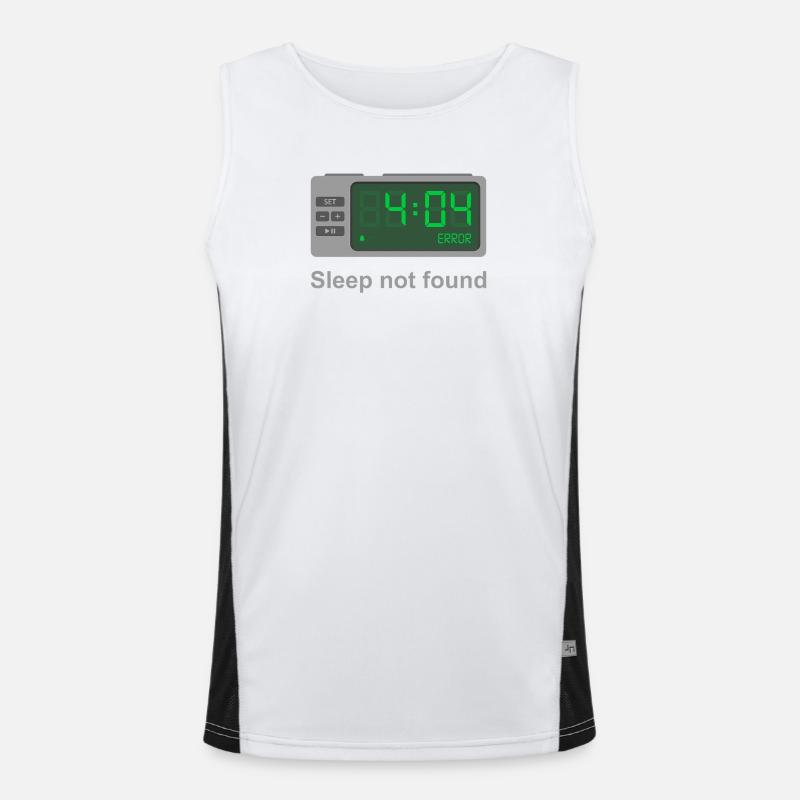 Error 404 - Sleep Not Found Men's Functional Contrast Tank Top 