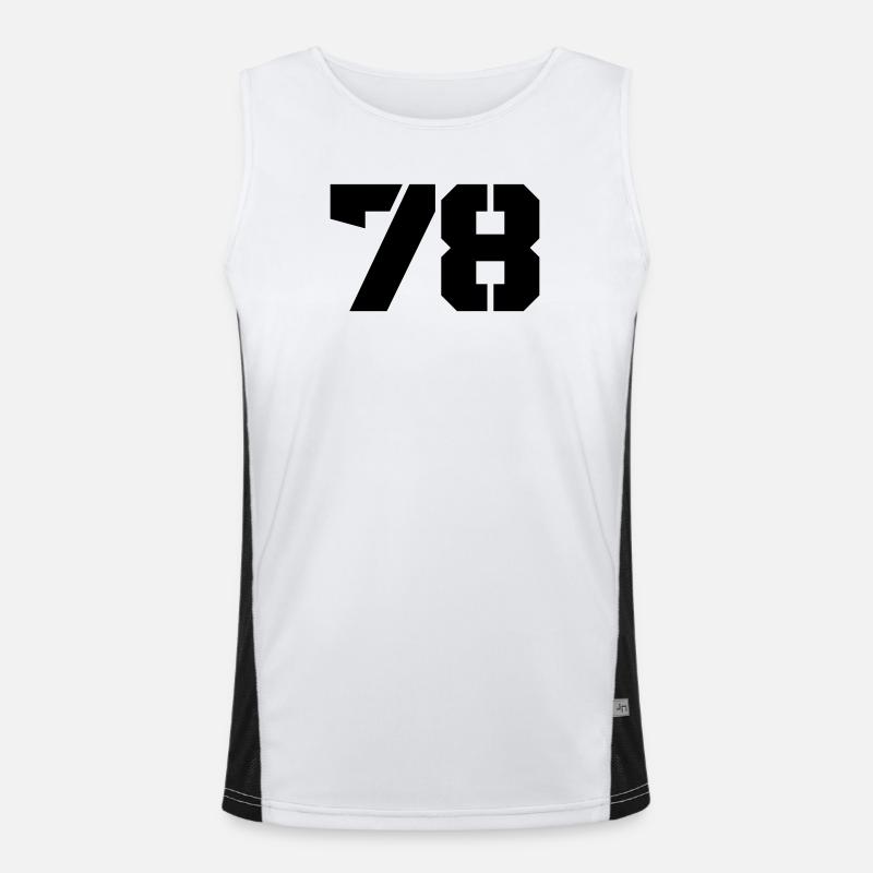 78 Funktionelles Kontrast-Tank Top für Männer 