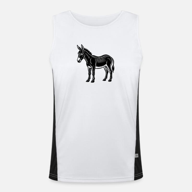 Maultier Funktionelles Kontrast-Tank Top für Männer 