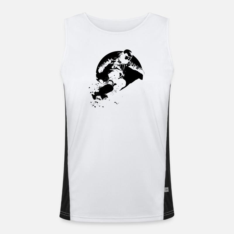 Snowboarders Débardeur respirant contrasté Homme 