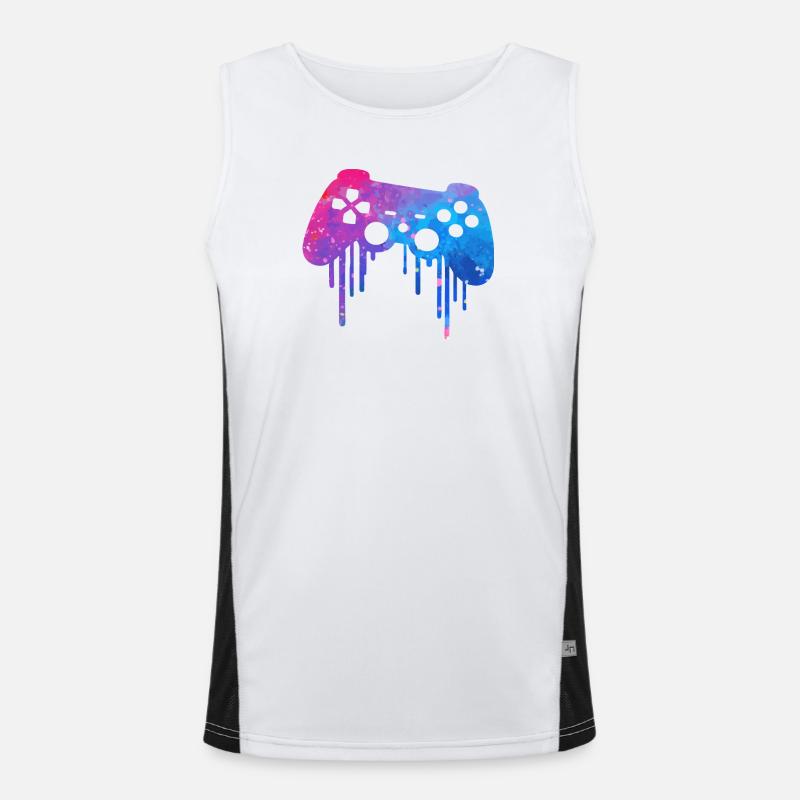 Gaming splash Funktionelles Kontrast-Tank Top für Männer 