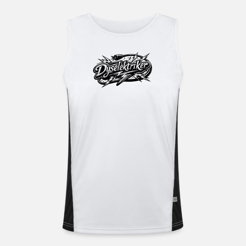 Die Electrician Men's Functional Contrast Tank Top 