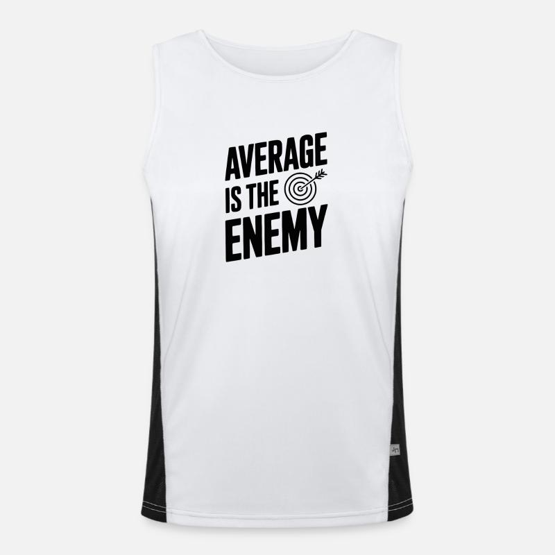 Average is the Enemy Men's Functional Contrast Tank Top 