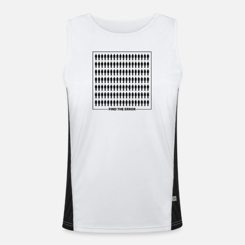 Find the error Men's Functional Contrast Tank Top 