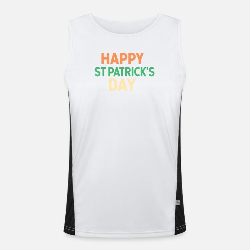 Joyeux Saint-Patrick Débardeur respirant contrasté Homme 