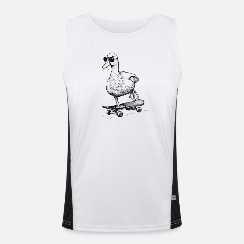 Skater Duck Débardeur respirant contrasté Homme 
